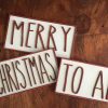 Merry Christmas inserts for Interchangeable Ladder
