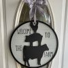 Welcome to the Farm Door Hanger