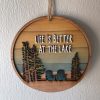 Life is better at the lake Door Hanger