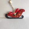 Santa’s sleigh ornament