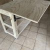 1A0C21E0-8BFD-4FD5-9C26-71A1B0829041 Mobile Kitchen Island, with drop leaf