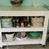 23171BC8-D1D1-4732-A3F5-572BCC887AF0 Mobile Kitchen Island, with drop leaf