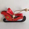 Santa’s sleigh ornament