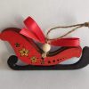 Santa’s sleigh ornament