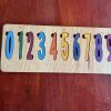 2 pc Alphabet and Numbers Puzzle