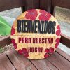 05688AAC-C2FE-44AE-8EF0-42B0E0FB4527 Door Hanger - Bienvenidos Para Nuestra Hogar- Welcome to our home