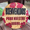616C7DF2-DE50-4C8A-8E0A-2C0645CAAEBC Door Hanger - Bienvenidos Para Nuestra Hogar- Welcome to our home