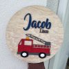 6AC53FA2-BEF6-4E4C-94EB-EAD0B490B532 Baby Name Round - Nursery Decor