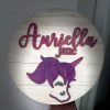 A465F9D3-C729-4450-9E74-DB726E4C167B Baby Name Round - Nursery Decor
