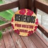 C9F88891-3E24-4045-90B3-71255853ED2F Door Hanger - Bienvenidos Para Nuestra Hogar- Welcome to our home