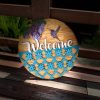 Door hanger - Hummingbird Welcome