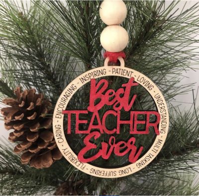 Best Teacher Ornament