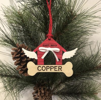 Pet Ornament - 2 styles a memorial or an annual