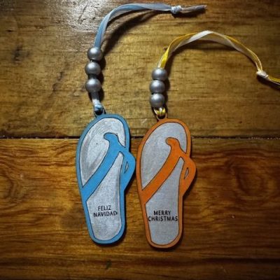 Flip Flop Christmas Ornaments