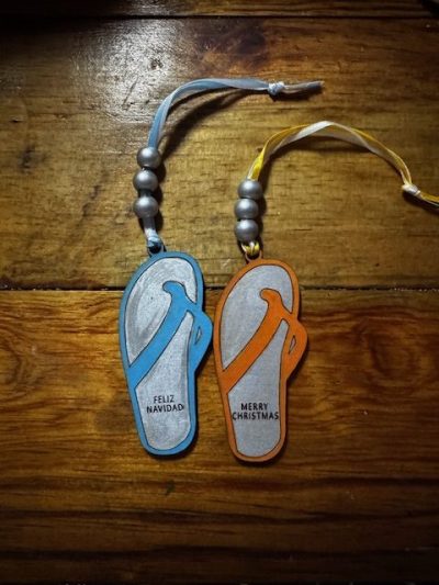 Flip Flop Christmas Ornaments
