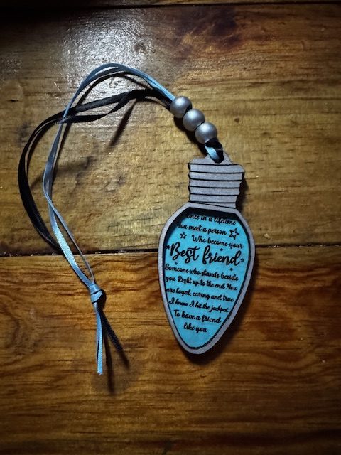 Lightbulb Christmas Ornament