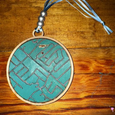 Map Ornaments - customizable