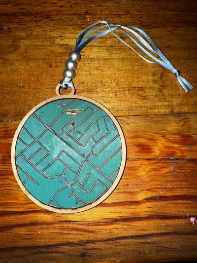 Map Ornaments - customizable